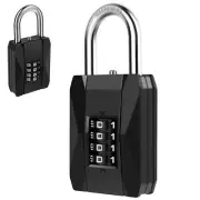 2 Pcs Gym Locker Lock 4 Digit Resettable Code Combination for School Gym Locker⚘