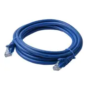 8Ware PL6A-30BLU Cat6A UTP Snagless Ethernet Cable - 30m - Blue [PL6A-30BLU]