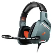 G800 3.5mm Wired Gaming Headphone Telescopic Gaming Gear Soft Comfortable Stereo Gaming Headset with Mic SILVERGREY COLOR