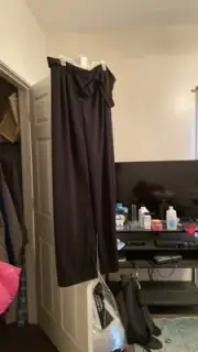 Boohoo Black Belted Pants