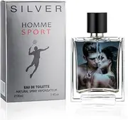 Men's Perfume (3.48 fl.oz), Cologne For Men Perfume Is Long-lasting And Fresh,4 Scents Available, Suitable For Romantic Dates And Daily Life, Valentine's Day Must-have (SILVER HOMME SPORT)
