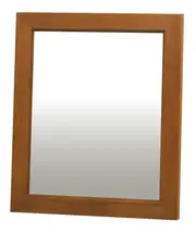 Ascott Solid Timber Frame Wall Mirror - Chocolate