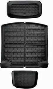CMMCAT for 2024-2025 BYD Seal 3D Trunk Mats, Front and Rear Storage mat, Maximum Coverage, All Weather Anti Slip, Durable/XPE+TPR Noise reducing Rubber, Non deformable heavy-duty/3-piece Set (AU RHD)