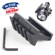 45 Degree with Extension Picatinny/Universal Flashlight Offset Mount Rail