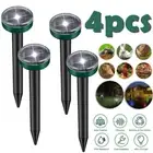 4x Gardeon Snake Repeller Multi Pulse Ultrasonic Solar Powered Pest Repellent au