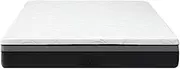 Giselle Bedding 25cm Thick Queen Memory Foam Mattress Topper, Foldable Bed Mattresses Toppers Protector Cool Gel Cover Non Spring Sleeping Mat Home Bedroom, Removable Washable White