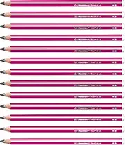 Graphite Pencil - STABILO Trio thick HB pink box of 12