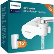 Philips Water Ontap Filter AWP3754/10, ULTRAFILTRATION, Reduces Chlorine, Lead, MICROPLASTICS, Bacteria, ensures Pure Drinking and Cooking Water, 1200 L Filtration Capacity