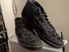 Puma McQ Alexander McQueen Men’s 11 Swallow Swarm Black Canvas High Top Sneaker