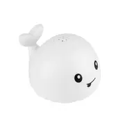 Baby Bath Toys Whale Automatic Spray Water Bath Toy with LED Light White