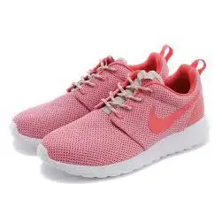 NIKE ROSHE RUN FREE RUN ROSHERUN 編織 粉/白 粉紅 桃紅 女鞋