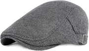 [PORSYOND] Men's Cotton Flat Cap Man Beret Hat Gatsby Newsboy Flat Cap Men's Beret Cap