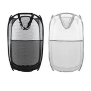 Collapsible Pop Up Laundry Hamper, Mesh Foldable Laundry Basket, Extra Large ...