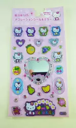 【震撼精品百貨】HELLO KITTY 凱蒂貓 KITTY立體鑽貼紙-鏡子 震撼日式精品百貨