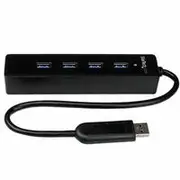 StarTech 4 Port SuperSpeed Portable USB 3.0 Hub - ST4300PBU3
