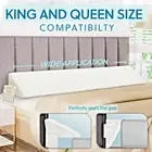 Headboard Wedge Pillow for Headboard Gap with Ultra Soft Cover - Queen and King