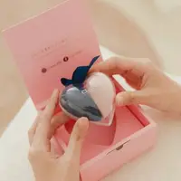 在飛比找蝦皮購物優惠-claud 可洛迪 品牌美妝蛋禮盒 2顆送透明愛心殼