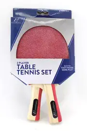 Set of 2 Eastpoint EPS 2.0 Ping Pong Paddles - Red & Black - New in Box