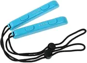 2PC for Nintendo Switch Game for Joy-Con Gamepad Handle Lock Wrist Strap Lanyard (Blue)