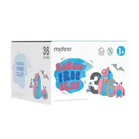 在飛比找momo購物網優惠-MiDeer 兒童無毒輕黏土-36色