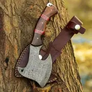 Tomahawk handmade damascus hatchet outdoor throwing axe