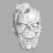 Cyborg Superman v2 custom head for 4" 6" 7" 12" DC Comics action figures