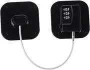 LIFKICH Mini Fridge Lock Digital Password Safety Lock for Refrigerator Drawer and Cabinet No Drill Easy Adhesive Installation Suitable for Childproofing and Securing Home Essentials