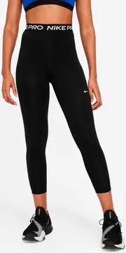 Women's Pro 365 High-Waisted 7/8 Mesh Panel Leggings