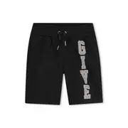 [Givenchy] Givenchy Logo-embroidered Shorts 12 A BLACK