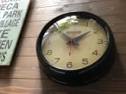 Clock Wall Clock Vintage Design Sweep Stylish Quiet For Living Room Or Bedroom