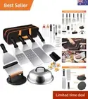 29PCS BBQ Grill Tool Set, Stainless Steel Griddle Accessories Kit, Flat Top G...