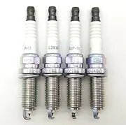 4PCS Iridium Spark Plug LZKAR6AP-11 22401-ED815 Compatible with Ni-ssan Micra March Note Tiida X-Trail Cube LZKAR6AP11 22401ED815