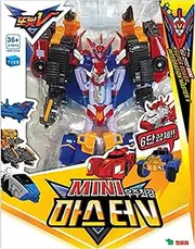 YOUNGTOY TOBOT V Mini Master V / Separated into 6 Mini Vehicles and can be merged into a Master V Robot / Korean Animation Robot Character / Age Recommended: 36+ Month