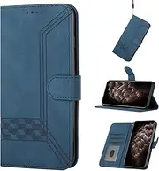 Cover Compatible with Samsung Galaxy A70 A705,Compatible with Samsung Galaxy A70 A705 Phone Case Wallet Card Slot Flip Stand Blue