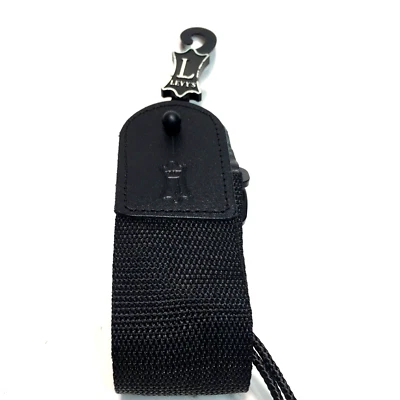 Levy's 2" Poly Guitar Strap, Black New with tags and string for Acoustic