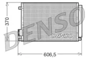 Air Con Condenser fits FIAT PANDA 1.3D 2012 on for manual transmission AC Denso