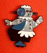 ROSIE ROBOT JETSONS Pin/Brooch