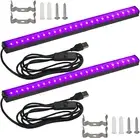 UV Black Light Strip US Plug 10w 1Ft USB - 2 Pack