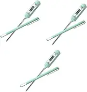 MAGICLULU 3pcs Kitchen Thermometer for Accurate Temperature Measuring Instant Read Probe Tool for Milk Food and Liquids Easy to Read LED Display Measuring Supplies