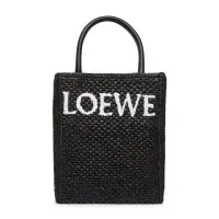 在飛比找momo購物網優惠-【LOEWE 羅威】Standard A5 Tote 草編 