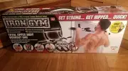 Iron Gym Pull Up Bars - Total Upper Body Workout Bar for Doorway, Adjustable