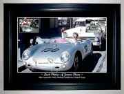 James Dean Movie Icon Last Photos A3 Framed Signed Photo Collage