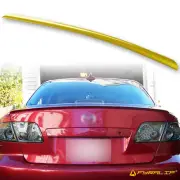 Fyralip Y22 Painted 21T Chrome Yellow Trunk Lip Spoiler For Mazda 6 GG Sedan (for: Mazda)