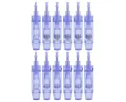 12Pcs Micro Needles 12Pin/ 36Pin /5D Electric Micro Needle Replacement Derma Needleblue