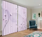 Medicinal Herb template 3D Curtains Blockout Photo Printing Curtain Drape Fabric