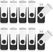 1GB USB 2.0 Stick 20Pack, Bulk USB Flash Drive Swivel 1GB Pen Drive Thumb Dri...