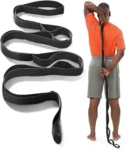 Stretching Strap Yoga Stretch Strap for Physical Therapy, 10 Loops Fabric