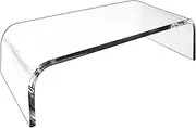 AMT Premium Acrylic Monitor Stand Clear Monitor Stand Clear Monitor Riser Laptop/PC/Multimedia Monitor Stand for Home Office