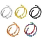 Piercing Spiral Nose Ring Double Hoop Nose Ring Punk Style Piercing Earrings