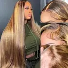 Lace Front Wigs Human Hair Pre Plucked HD Transparent Lace Frontal Wig Braliz...